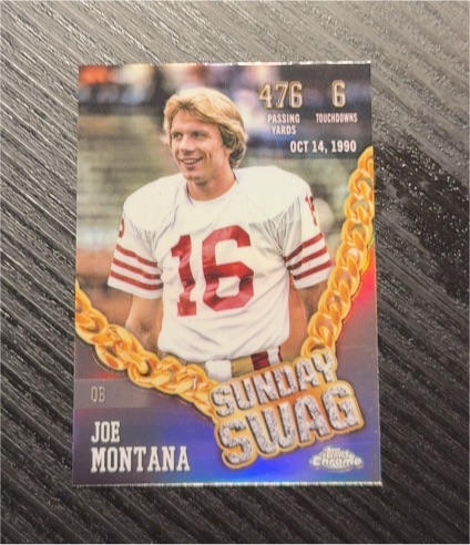 2024 Topps Chrome Sunday Swag #SS-5 Joe Montana — front
