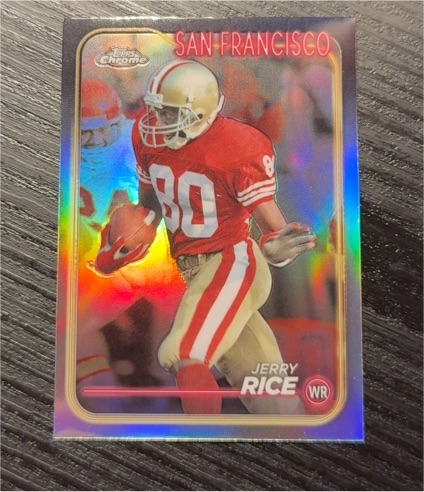 2024 Topps Chrome #176 Jerry Rice — front