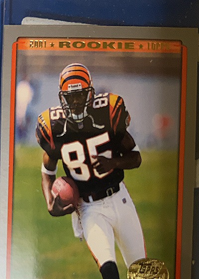 2001 Topps #340 Chad Johnson — front