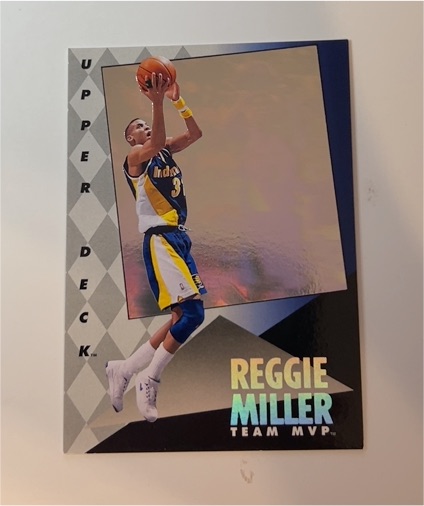 1993 Upper Deck #11 Reggie Miller Team MVP — front