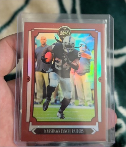 2019 Panini Legacy Marshawn Lynch Raiders — front