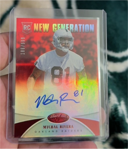 2013 Panini Certified New Generation #186 Mychal Rivera — front