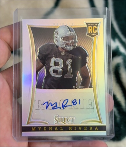2013 Panini Select #224 Mychal Rivera Rookie Autographs — front