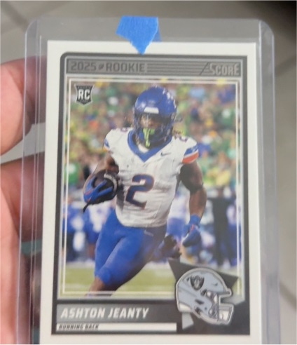 2025 Panini Score #14 Ashton Jeanty — front