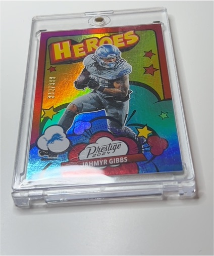 2024 Panini Prestige Heroes #3 Jahmyr Gibbs — front