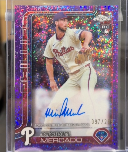 2025 Topps Chrome #RA-MME Michael Mercado — front