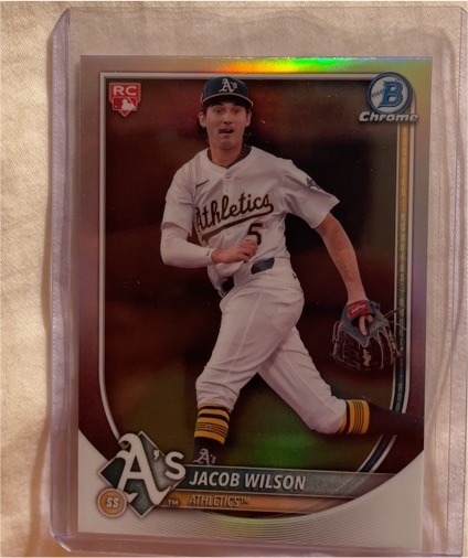 2025 Bowman Chrome #9 Jacob Wilson — front