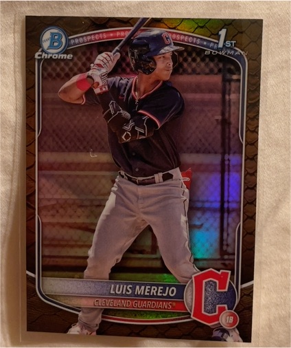 2025 Bowman Chrome Prospects #BCP-140 Luis Merejo — front