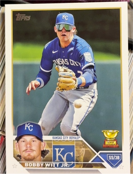 2023 Topps #7 Bobby Witt Jr. — front