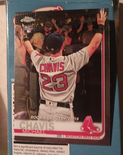 2019 Topps Chrome Update #57 Michael Chavis — front