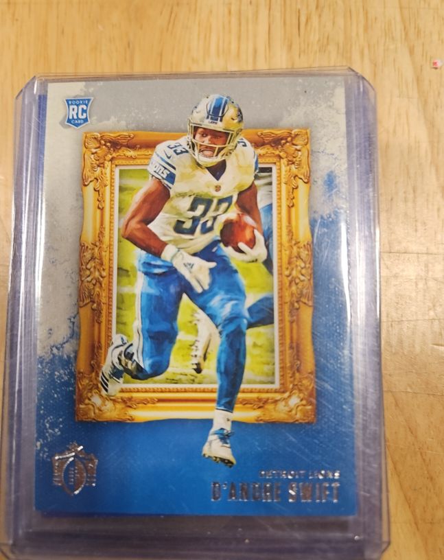 2020 Panini Chronicles Gridiron Kings #GK-10 D'Andre Swift Rookie Detroit Lions — front