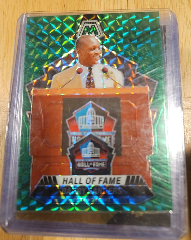2024 Panini Mosaic #291 Barry Sanders Hall of Fame — front