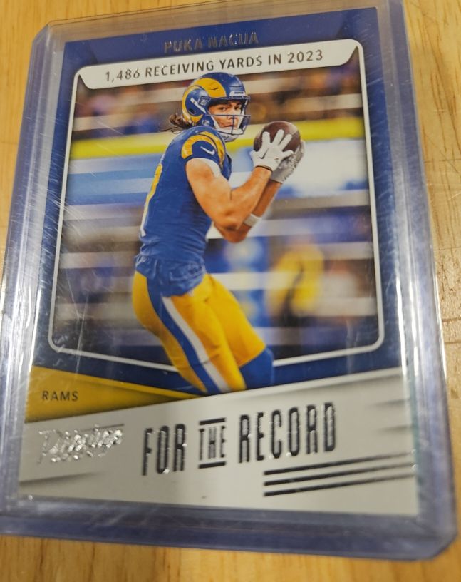 2024 Panini Prestige For the Record #FR-PN Puka Nacua — front