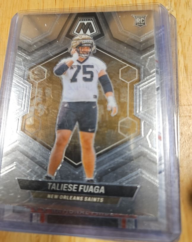 2024 Panini Mosaic #314 Taliese Fuaga — front