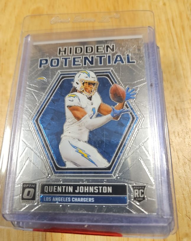2023 Panini Donruss Optic Hidden Potential #HP-QJ Quentin Johnston — front