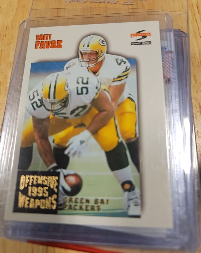 1995 Score Summit Offensive Weapons #193 Brett Favre — front