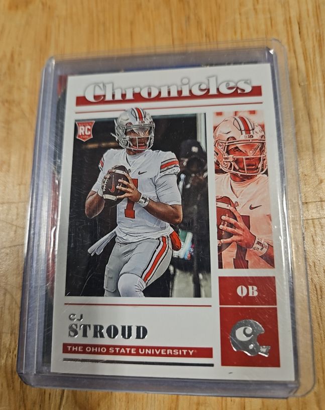 2023 Panini Chronicles Draft Picks #2 C.J. Stroud Rookie Card — front