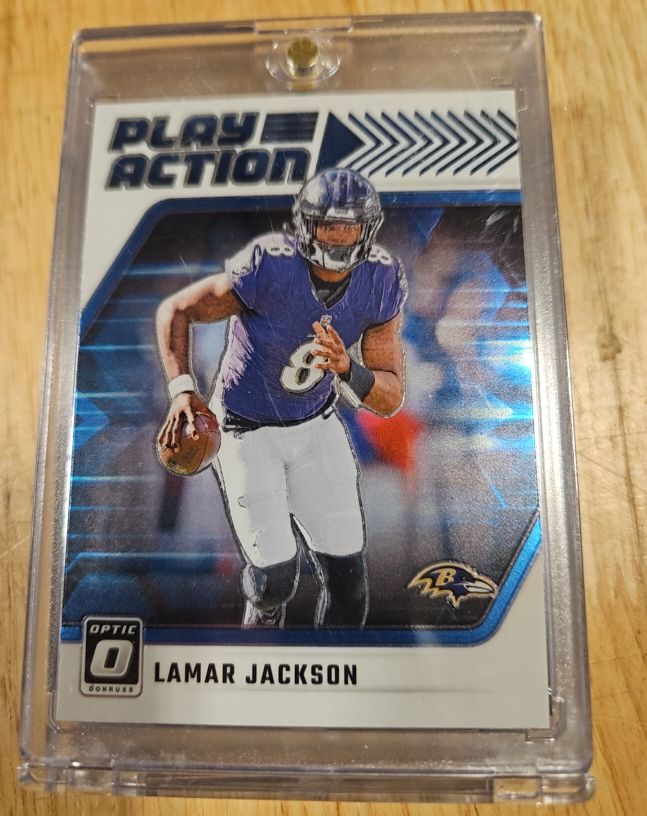 2024 Panini Donruss Optic #19 Lamar Jackson Play Action — front
