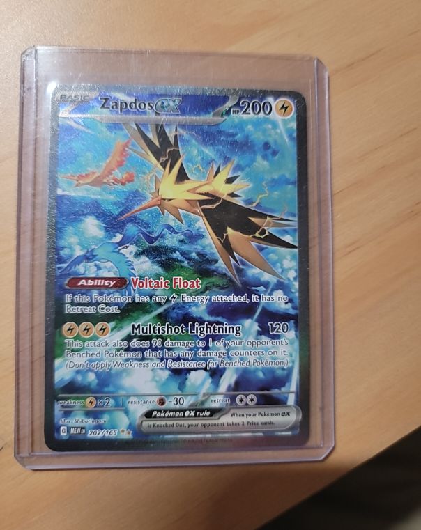 2023 Pokémon Scarlet & Violet 151 #202 Zapdos ex Special Illustration Rare — front