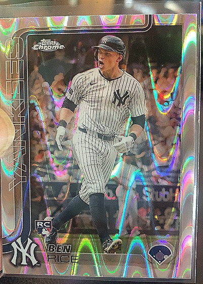 2025 Topps Chrome #139 Ben Rice — front