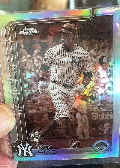 2025 Topps Chrome #139 Ben Rice — front