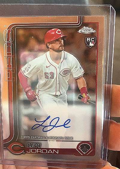 2025 Topps Chrome #RA-LJ Levi Jordan — front