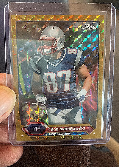 2023 Topps Chrome #87 Rob Gronkowski — front