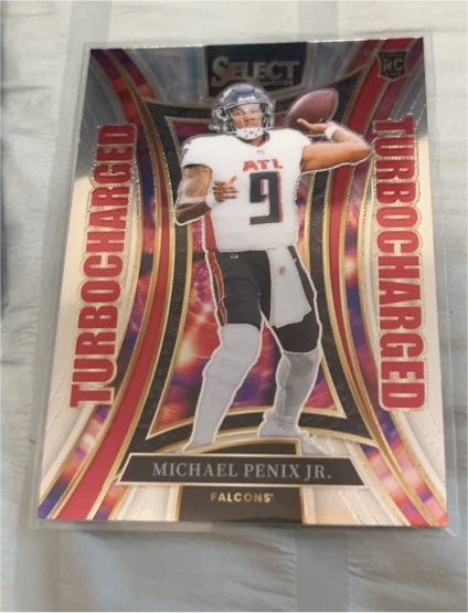 2024 Panini Select #21 Michael Penix Jr. Turbocharged RC — front