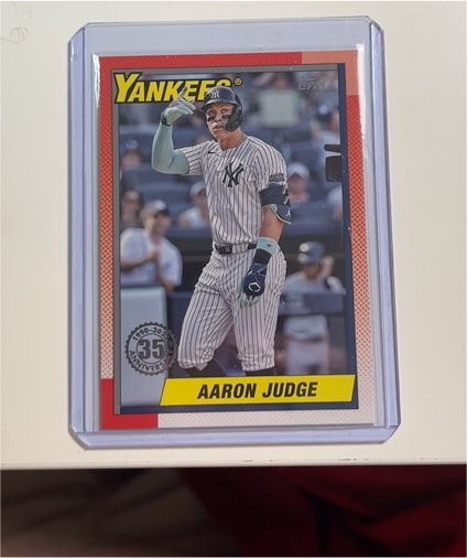 2025 Topps Series 1 - 1990 Topps Baseball #T90-57 Aaron Judge — front