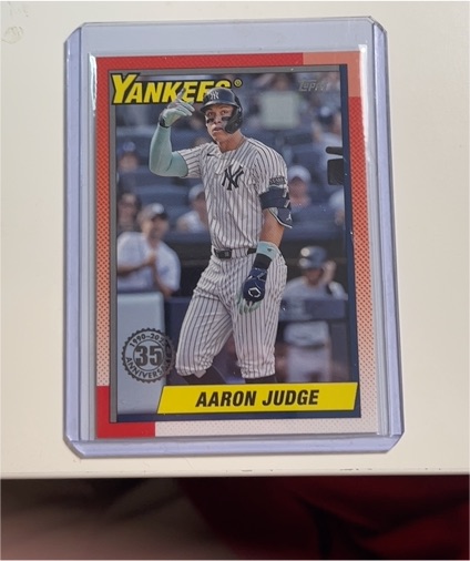 2025 Topps Series 1 - 1990 Topps Baseball #T90-57 Aaron Judge — front