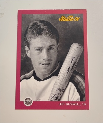 1991 Leaf Studio #172 Jeff Bagwell — front