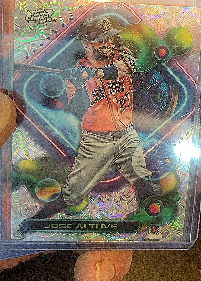 2023 Topps Chrome Cosmic #10 Jose Altuve — front