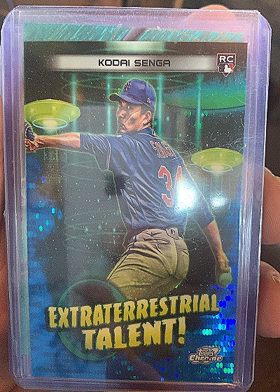 2023 Topps Cosmic Chrome #ET-15 Kodai Senga Extraterrestrial Talent — front