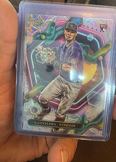 2023 Topps Cosmic Chrome #27 Ezequiel Tovar — front
