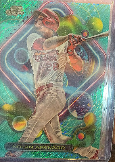 2023 Topps Chrome Cosmic #1 Nolan Arenado — front