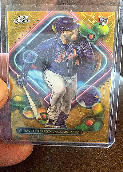 2023 Topps Chrome Cosmic #179 Francisco Alvarez — front