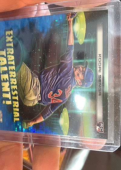 2023 Topps Chrome Cosmic #ET-15 Kodai Senga Extraterrestrial Talent Rookie — front
