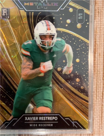 2024 Wild Card Metallix #Xavier Restrepo 1/1 — front