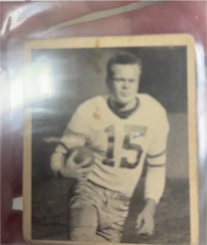 1948 Bowman #7 Steve Van Buren — front