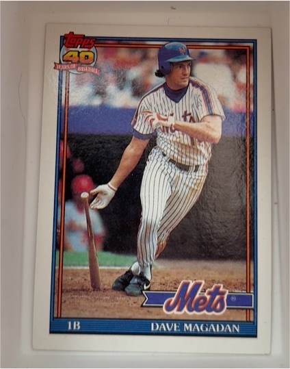 1991 Topps #480 Dave Magadan — front