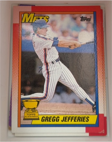 1990 Topps #457 Gregg Jefferies — front