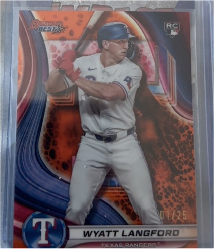 2024 Bowman's Best #65 Wyatt Langford — front