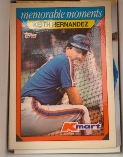 1988 Topps K-Mart Memorable Moments #14 Keith Hernandez — front