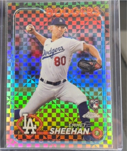 2024 Topps Chrome #221 Emmet Sheehan — front