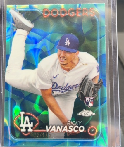 2024 Topps Chrome Update #USC60 Ricky Vanasco — front