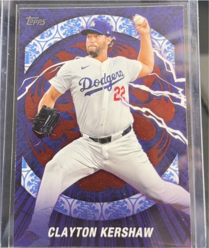 2025 Topps Series 1 Tokyo Series World Tour Domination #WTD-5 Clayton Kershaw — front