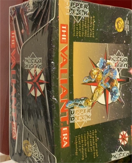 1993 Upper Deck The Valiant Era Sealed Box — front