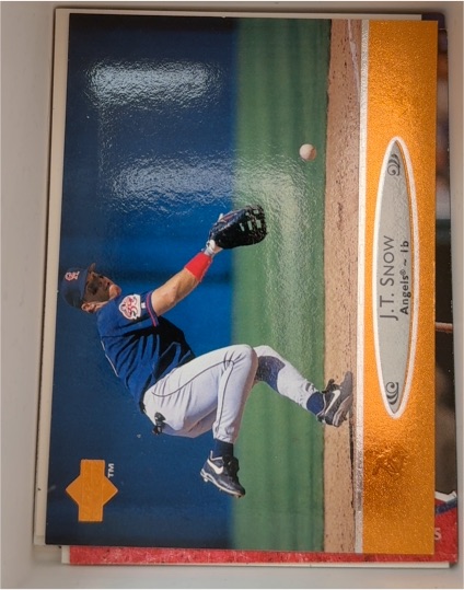 1996 Upper Deck #471 J.T. Snow — front