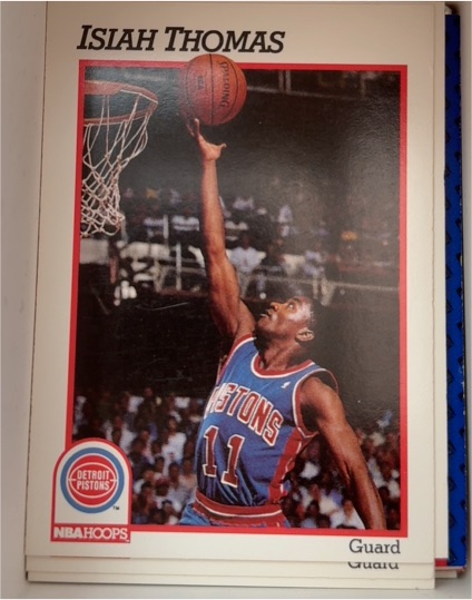 1991 NBA Hoops #66 Isiah Thomas — front