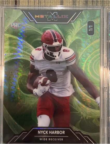 2024 Panini Wild Card American Metallix Nyck Harbor — front